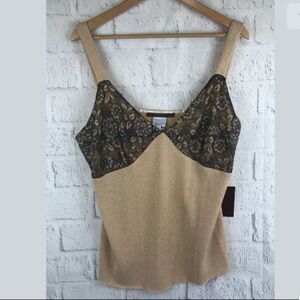 Alain Weiz Gold Tank Top
